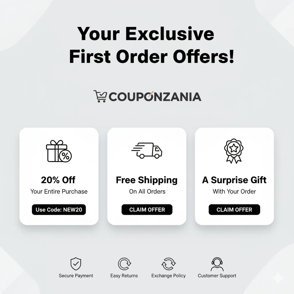 First Order Coupons logo